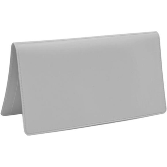 Personal Checkbook Cover Grey - Picture 1 of 3